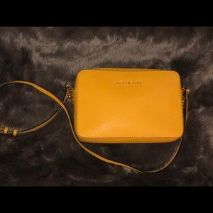 Michael Kors Yellow crossbody. Great condition.